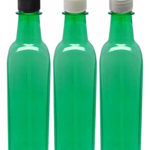 48 Frascos Plástico Verde Pet 500ml Válvula Spray S Aze