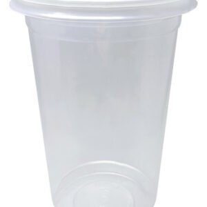 50 Copos Descartáveis Plásticos Tampa S/ Furo Pp 700/770ml