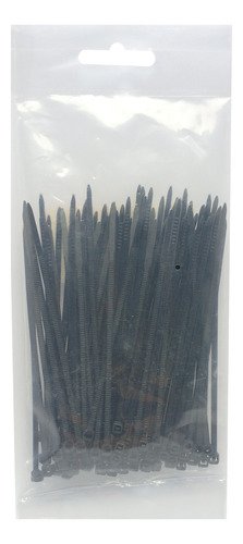 1 Pacote Abraçadeiras De Nylon Preta 2,5x100mm C/ 100 Unid - Imagem 2