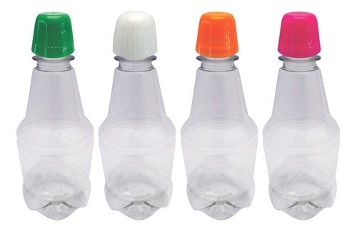 18 Frasco Plástico Cristal Pet 300ml Tampa Dosadora 20ml Gr2 - Imagem 2