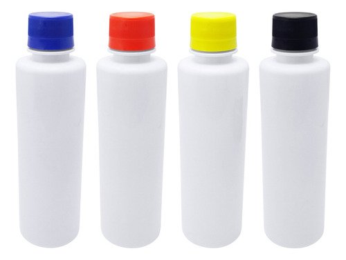 216 Frascos Plástico Branco Pet 250ml Tampa Rosca Lacre Cos