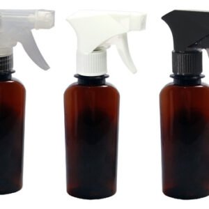 306 Frasco Plástico Ambar Pet 140ml Válvula Gatilho Aro