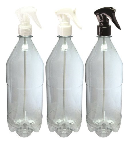 364 Frascos Plástico Cristal 1l Válv Mini Gatilho Agu