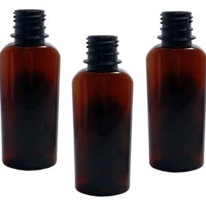 354 Frascos Plástico Ambar Pet 140ml Sem Tampas Aro