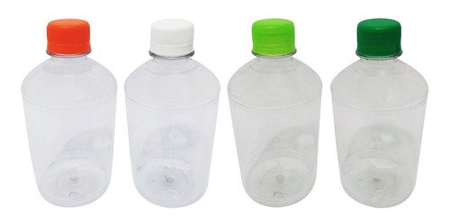 678 Frascos Plástico Cristal Pet 500ml Tampa Rosca Lacre Far - Imagem 2