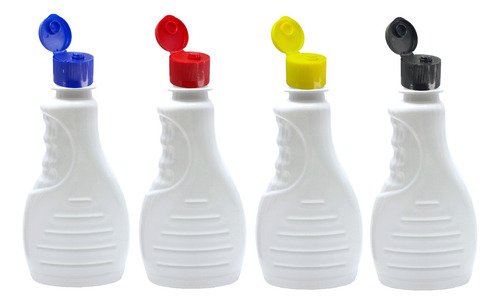 924 Frascos Plástico Branco Pet 300ml Fliptop Batoque Bor
