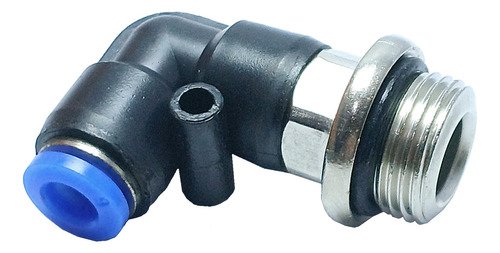 100 Conexão Pneumática Cotovelo Macho Rosca 3/8 X Tubo 6mm