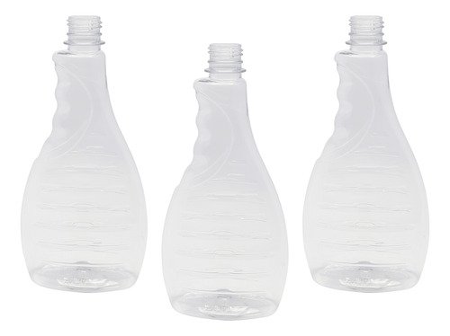 100 Frasco Plástico Cristal Pet 500ml Tampa S Batoque Bor - Imagem 3