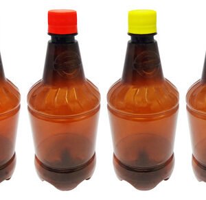 110 Frascos Plástico Âmbar Pet 750ml Tampa Rosca Lacre Gr2