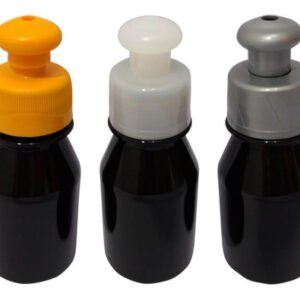 1624 Frascos Plástico Âmbar Pet 60ml C/ Tampa Pushpull Far