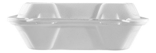 14 Lancheira Branca Isopor 255x235x90mm Bom Apetite Bh102