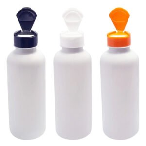 289 Frascos Plástico Branco Pet 500ml Tampa Fliptop Cap Det