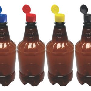 110 Frascos Plástico Âmbar Pet 750ml Batoque Fliptop Gr2