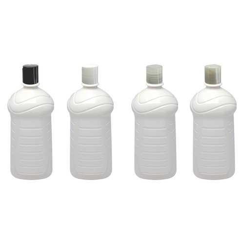 27 Frascos Plástico Branco Pet De 1l Com Tampa Disktop Ama - Imagem 2