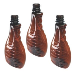 400 Frascos Plástico Âmbar Pet 500ml Vazios Sem Tampas Bor