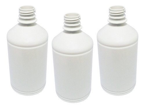 678 Frascos Plástico Branco Pet 500ml C/ Tampa Pushpull Far - Imagem 3