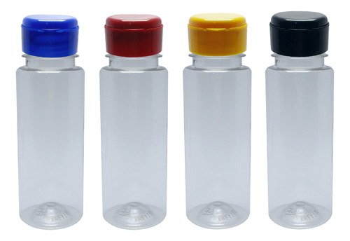 1590 Frascos Plástico Cristal Pet 200ml Fliptop C/ Rosca Con - Imagem 2