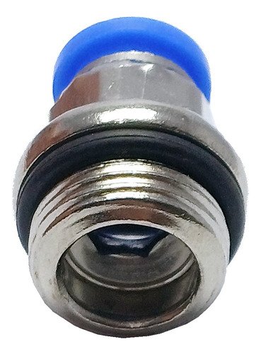 200 Conexão Pneumática Reta Macho Rosca 3/8 X Tubo 8mm - Imagem 3