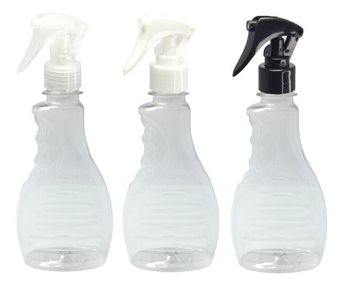 924 Frasco Plástico Cristal Pet 300ml Válvu Mini Gatilho Bor