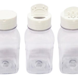 1881 Frascos Plástico Cristal Pet 200ml Tempero Fliptop Qua