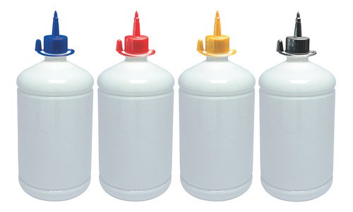 138 Frascos Plástico Branco Pet 1l C/ Bico Aplicador Sab