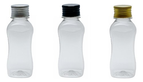 170 Frasco Plástico Cristal Pet 120ml Tampa L Batoque Cat