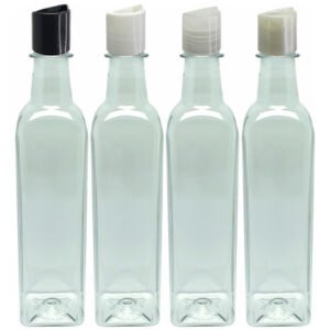 49 Frascos Plástico Cristal Pet 500ml Com Tampa Disktop Aze