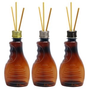16 Frasco Plástico Ambar Pet 300ml Difusor Varetas Bor