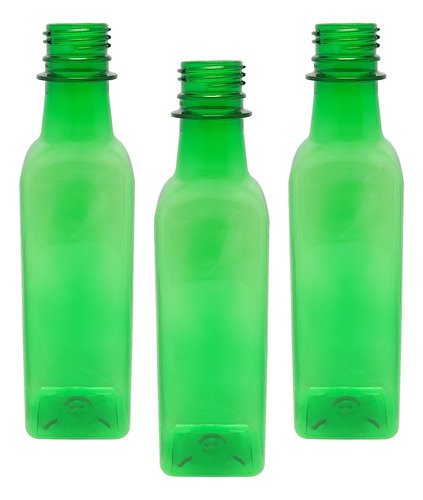 27 Frasco Plástico Verde Pet 250ml Batoque 12 Furos Aze - Imagem 3