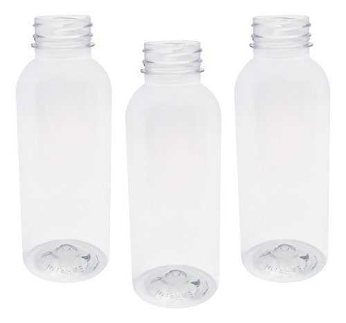 1026 Frascos Plástico Cristal Pet 400ml Com Tampa Child Det - Imagem 3