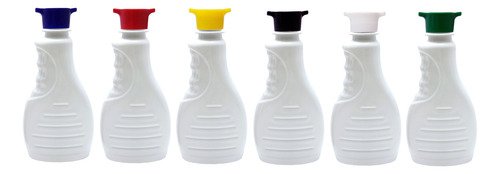 162 Frasco Plástico Branco Pet 300ml Tampa Rosca 2 Bico Bor