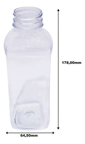 791 Frascos Plástico Cristal Pet 500ml Fliptop C/ Rosca Qua - Imagem 7