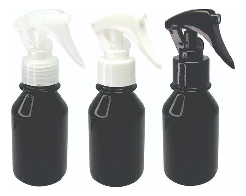 626 Frascos Plásticos Âmbar 100ml Válvula Mini Gatilho Far