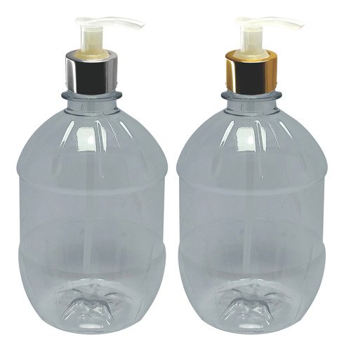 686 Frascos Plásticos Cristal 500ml Válvula Bico Pato L Cac