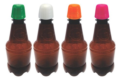 306 Frasco Plástico Âmbar Pet 300ml Tampa Dosadora 20ml Gr2 - Imagem 2