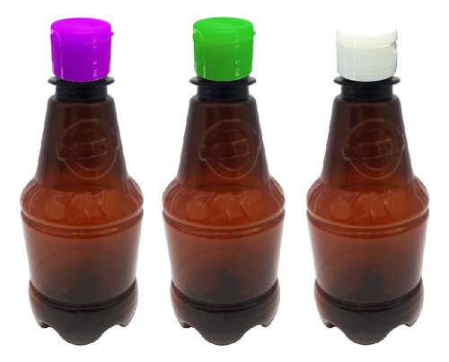 918 Frasco Plástico Âmbar Pet 300ml Fliptop Batoque Gr2 - Imagem 4