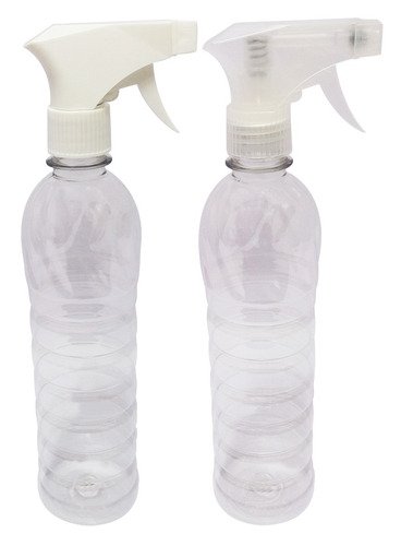 684 Frascos Plásticos Cristal Pet 500ml Válvula Gatilho Lim