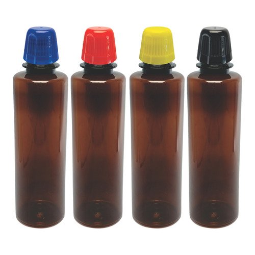 216 Frascos Plásticos Âmbar Pet 250ml C/ Tampa Dosadora Cos