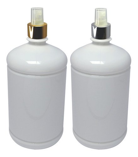 126 Frasco Plástico Branco Pet 1l Com Válvula Spray L Sab