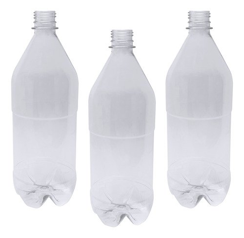 364 Frascos Plástico Cristal 1l Com Válvula Bico Pato L Agu - Imagem 2