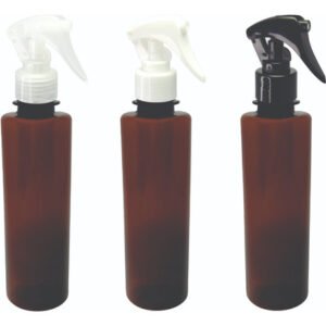 370 Frasco Plástico Âmbar Pet 250ml Válv Mini Gatilho Cos