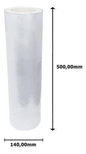 1 Rolo Filme Stretch Manual 50cm X 25mic 4kg 350m Sem Tubete - Imagem 4