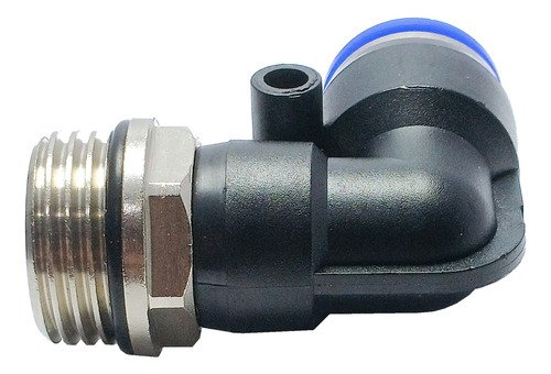 100 Conexão Pneumática Cotovelo Macho Rosca 1/2 X Tubo 12mm - Imagem 4