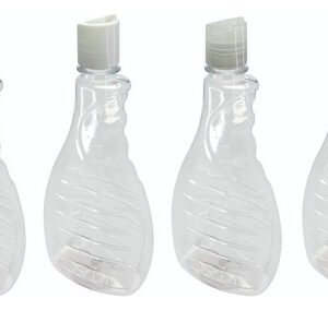 50 Frascos Plástico Cristal Pet 500ml C/ Tampa Disktop Bor