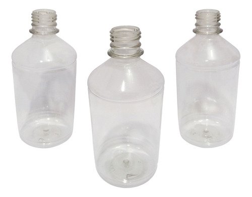 678 Frascos Plástico Cristal 500ml Válvula Bico Pato S Far - Imagem 2