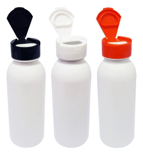1260 Frascos Plástico Branco Pet 300ml Tampa Fliptop Cap Det - Imagem 2