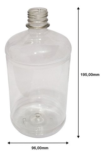 138 Frascos Cristal Pet De 1l Tampa Sport Fliptop Sab - Imagem 6