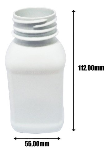 24 Frascos Plástico Branco Pet 200ml Tampa Peneira Qua - Imagem 6