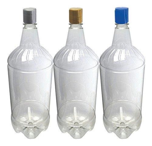 52 Frascos Plástico Cristal Pet 2l Com Tampa Disktop Gr2 - Imagem 4