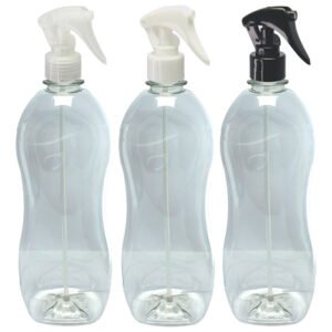 8 Frascos Plástico Cristal 750ml Válv Mini Gatilho Cat